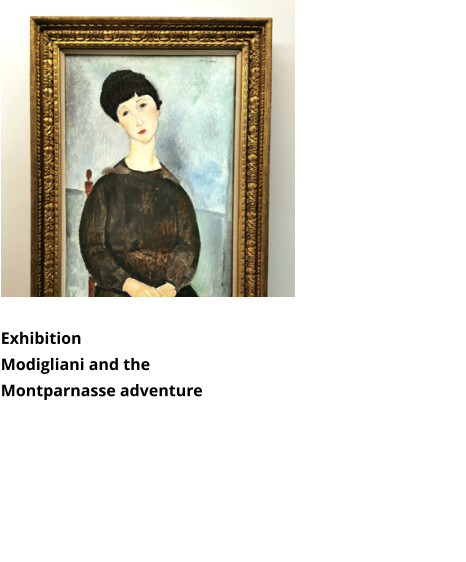 Exhibition Modigliani and the Montparnasse adventure